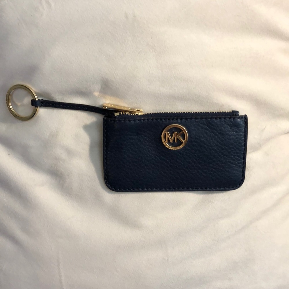 Michael Kors Navy Wristlet